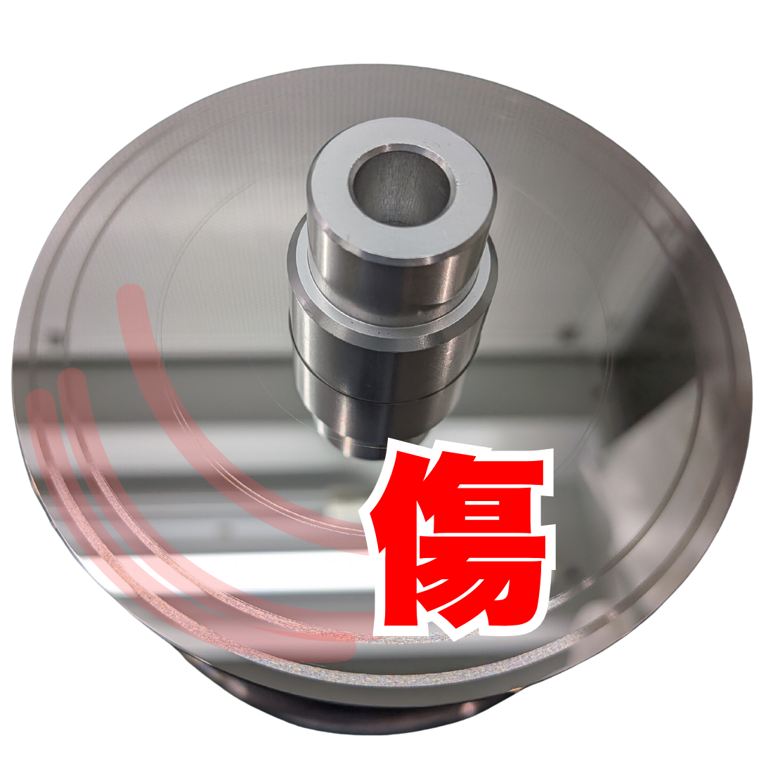 プラッター記録面の傷