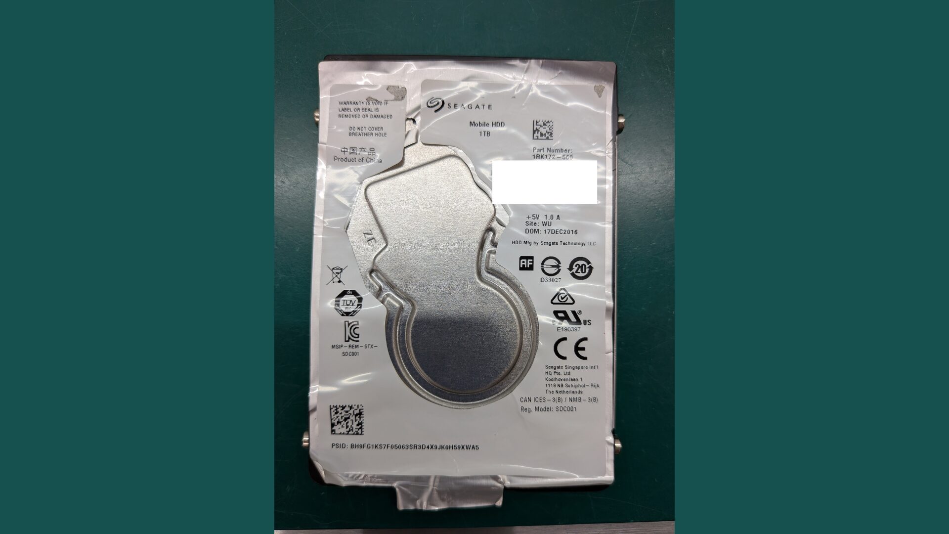 Seagate外付けHDD 外観