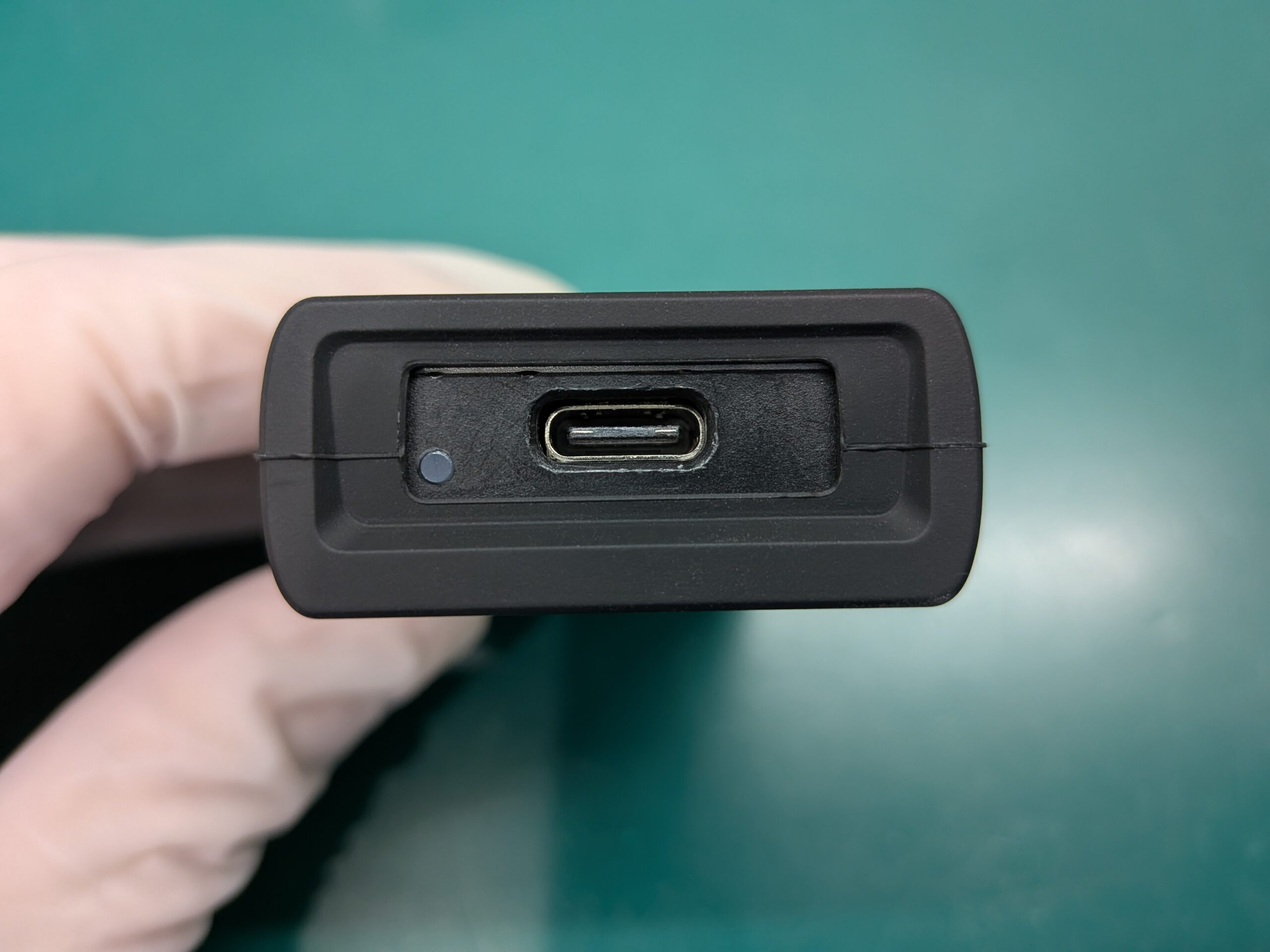 USB Type-Cコネクタ部の写真