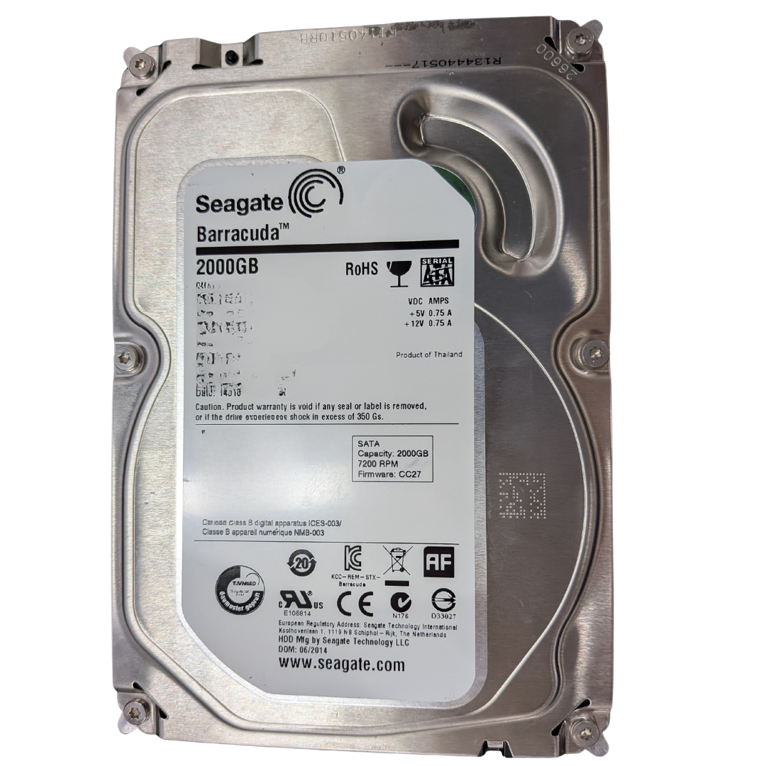 ST2000DM001 HDD本体外観