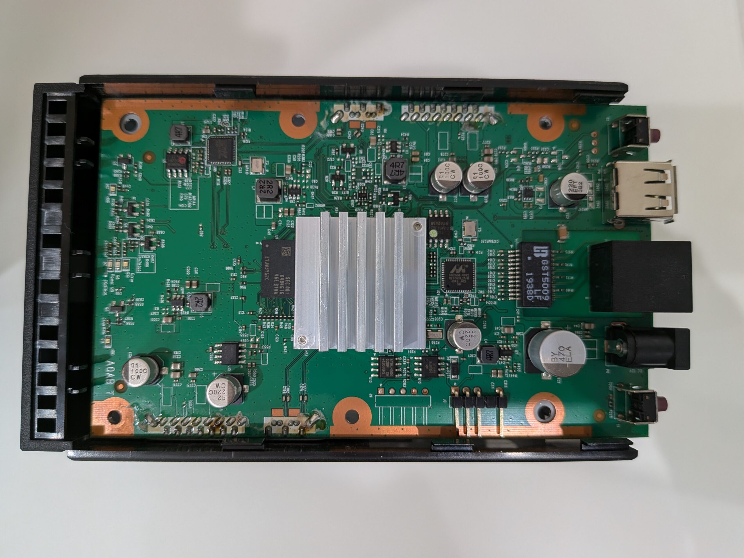 暗号化NASの復号工程に関連する確認写真 1