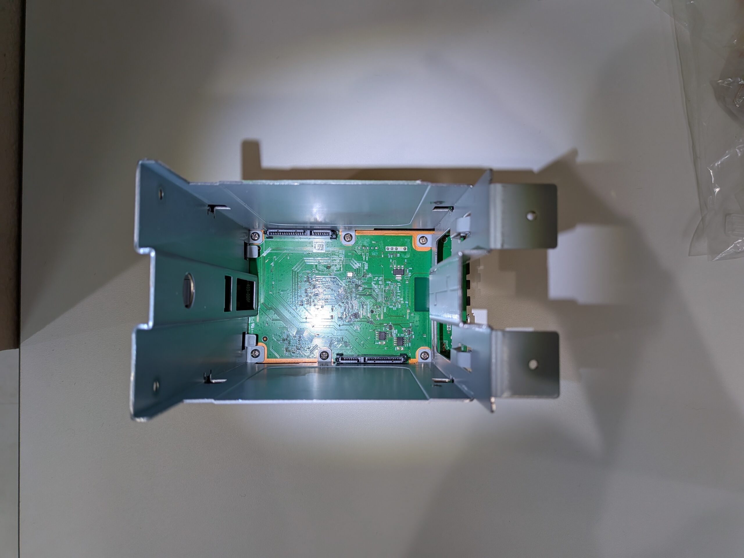 暗号化NASの復号工程に関連する確認写真 2