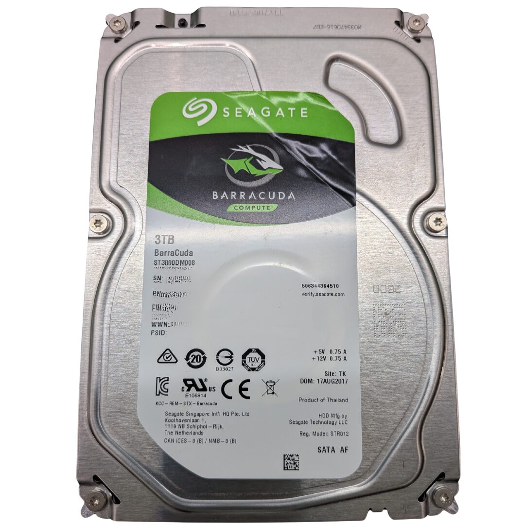 HDD内部の物理障害の様子