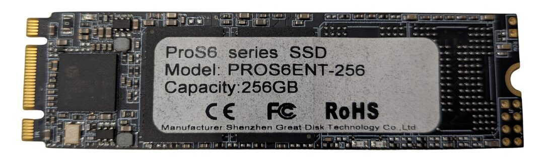ProS6 series SSD 256GB 本体基板の外観